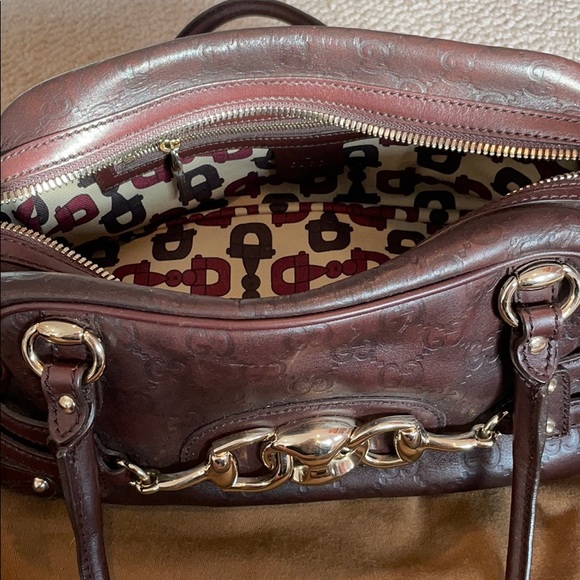 Vintage Authentic Gucci horse-bit wave handbag - Picture 4 of 6